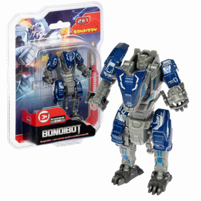Трансформер 2в1 робот-леопард BONDIBOT Bondibon ВВ4998
